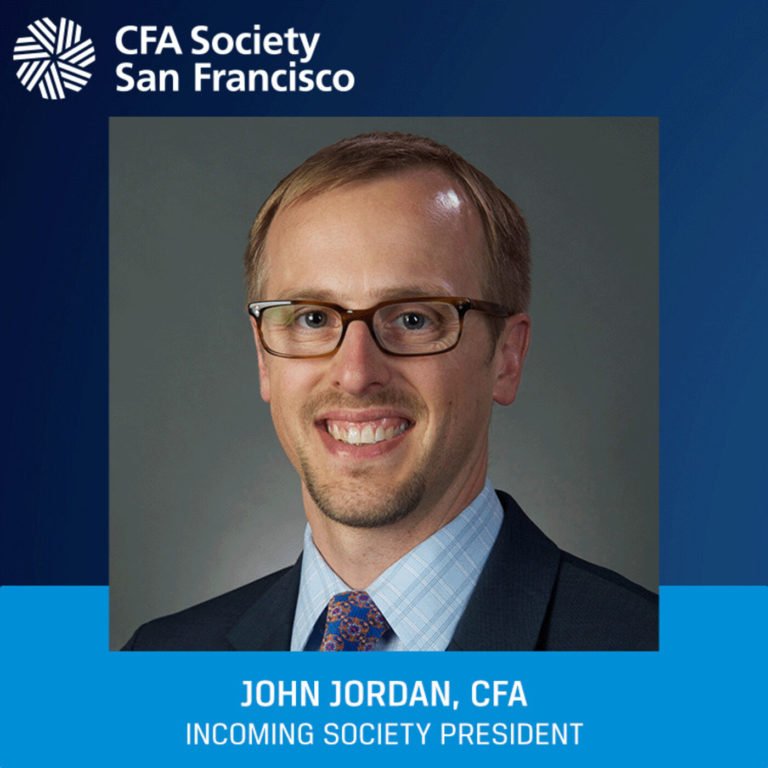 Message from John Jordan, CFA, Society Incoming President