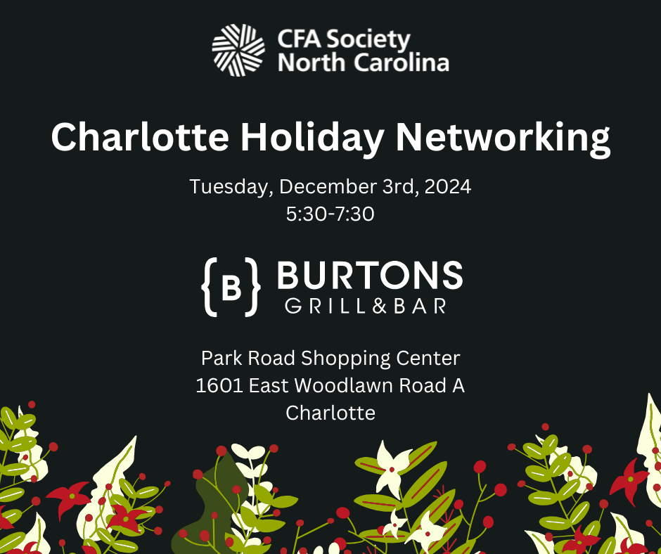 CLT-Holiday Networking: Burtons Grill and Bar